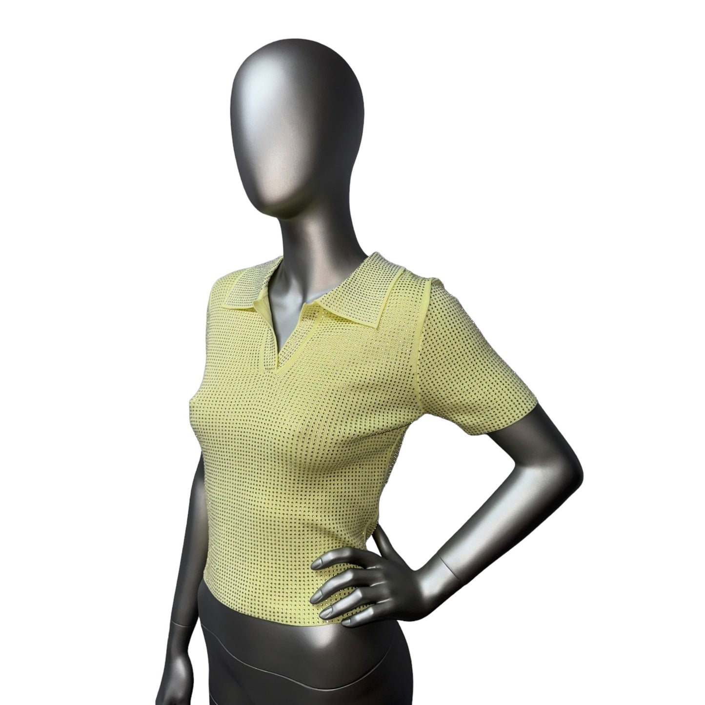 Dazzling Collar Bling Tops