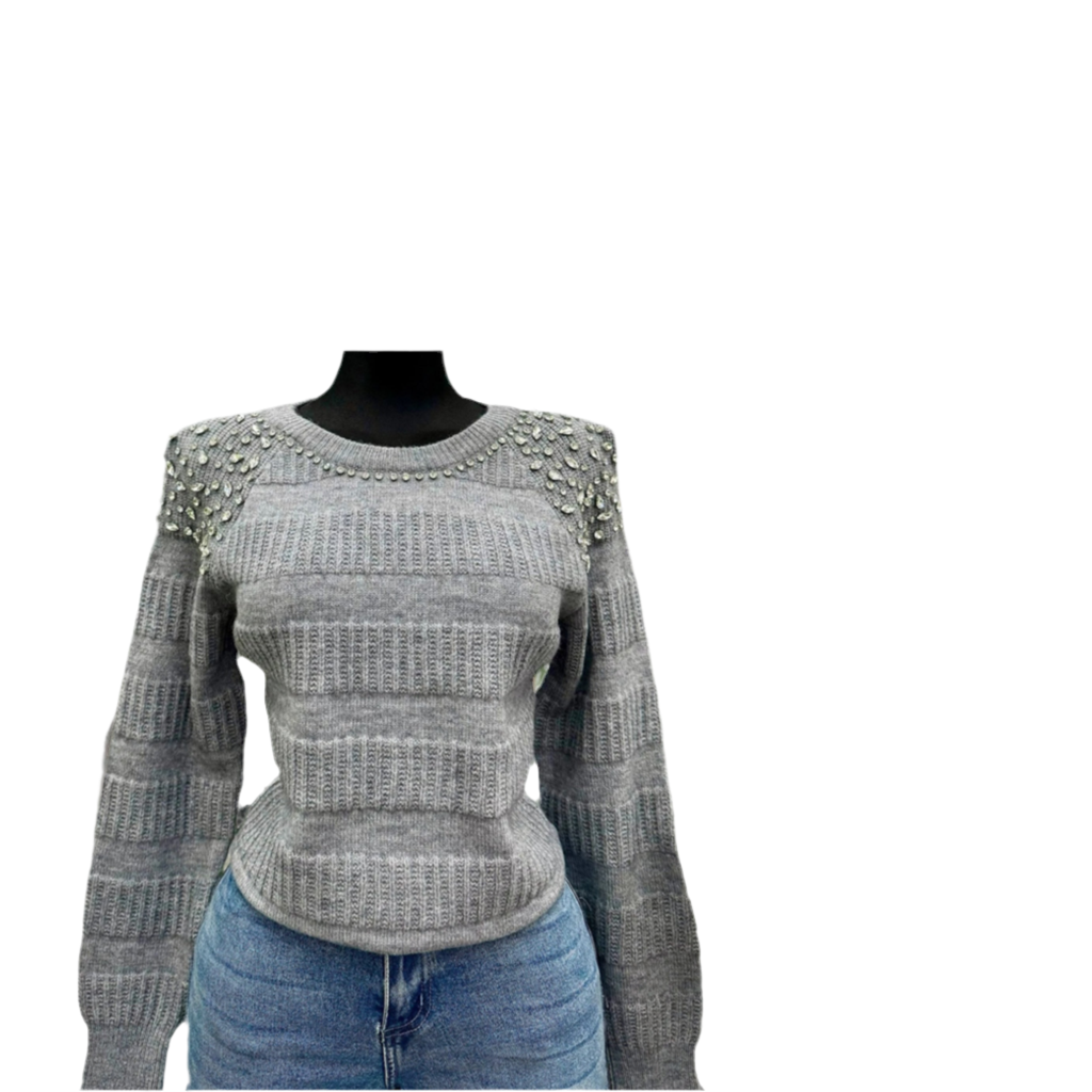 Bling Gray Sweater