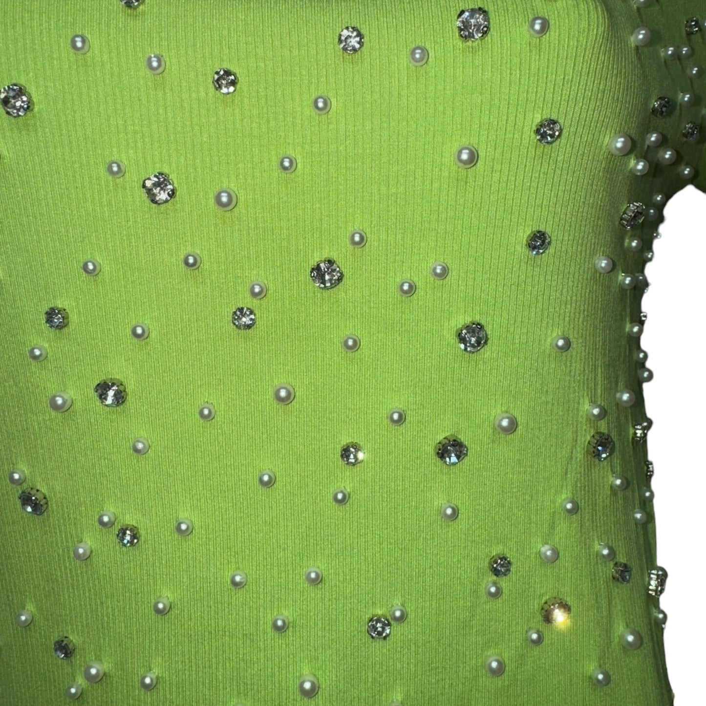 Curvy Lemon Bling Top