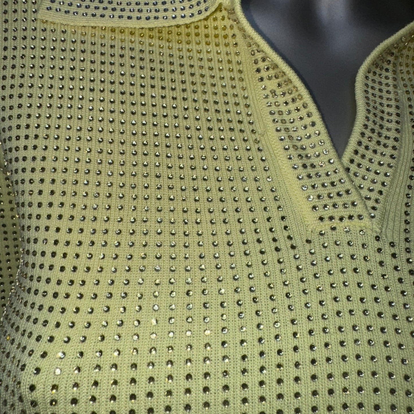 Dazzling Collar Bling Tops