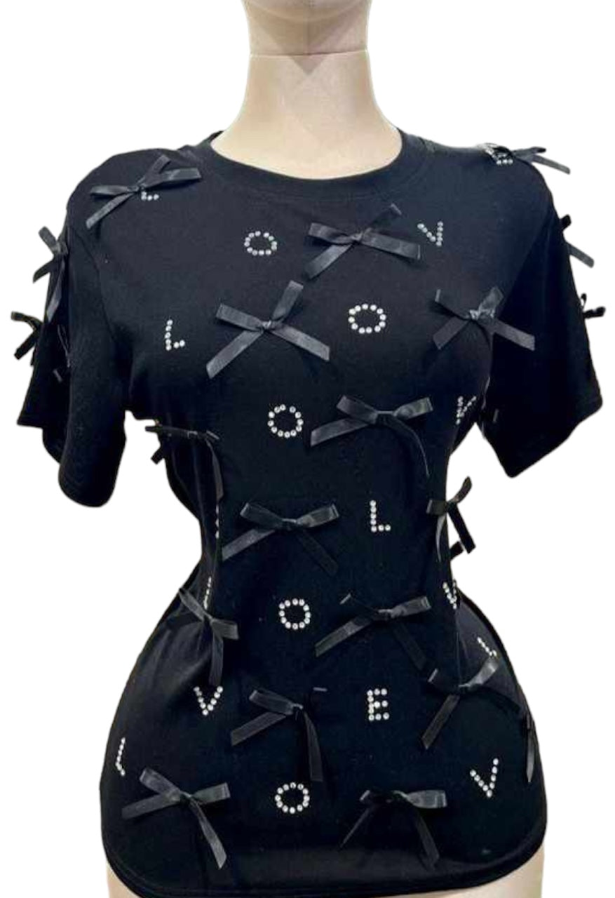 Black Bow T-Shirt