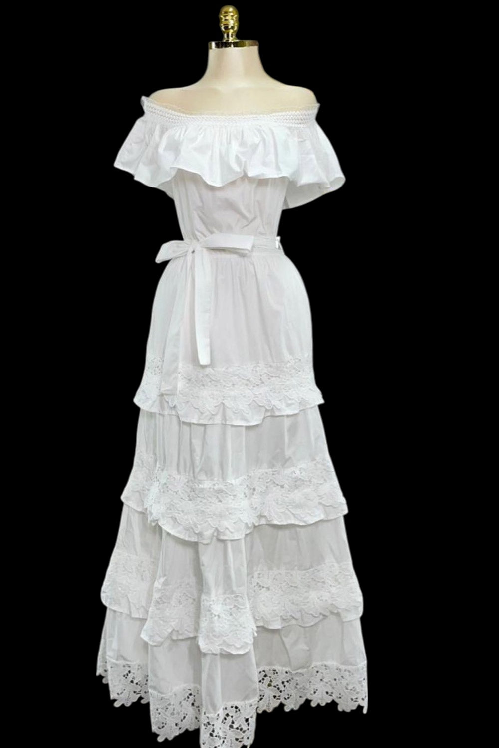 Off The Shoulder Ruffle Dress