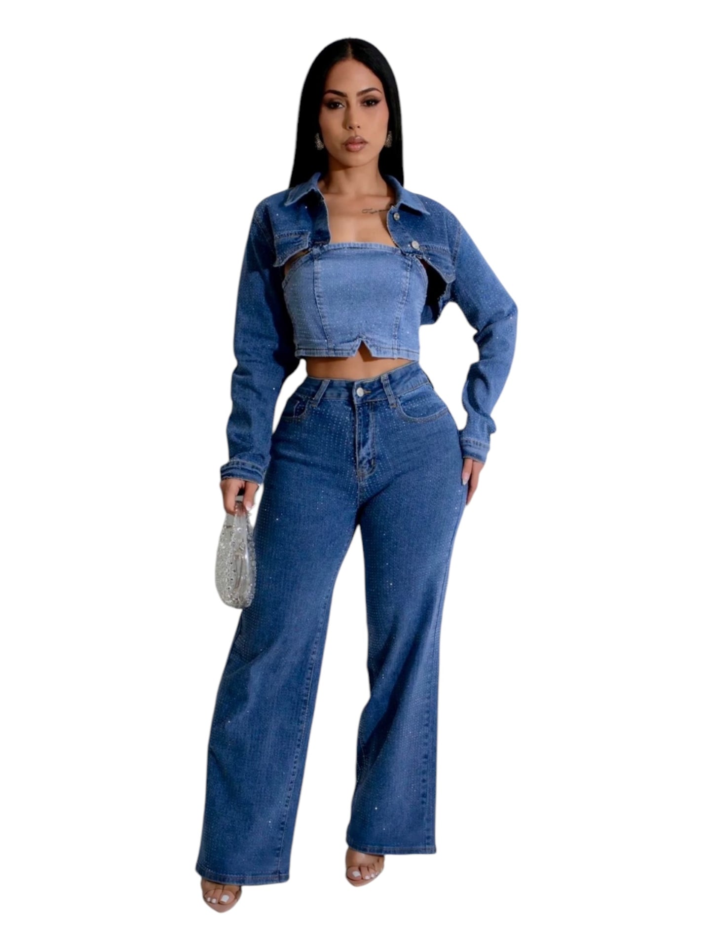 3 Piece Fashion Denim Set