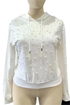 Curvy Pearl Sweatshirt