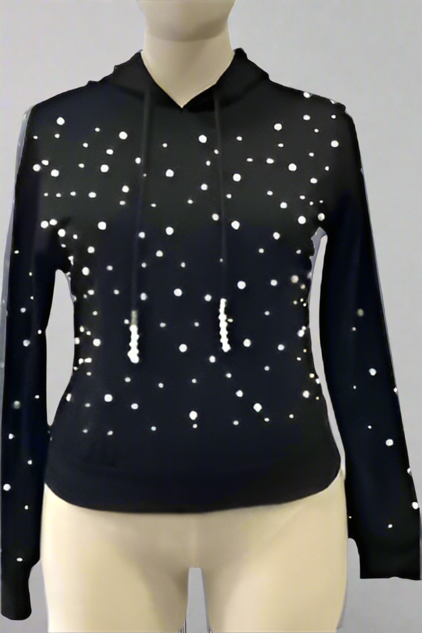 Curvy Pearl Sweatshirt