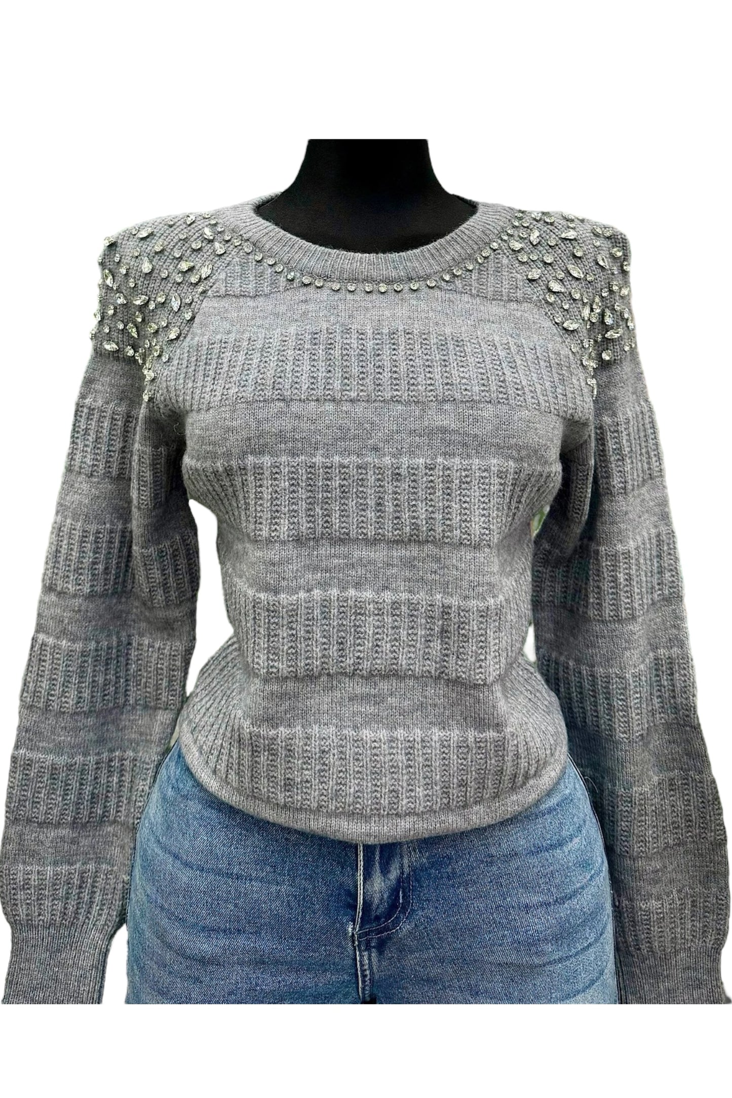 Bling Gray Sweater