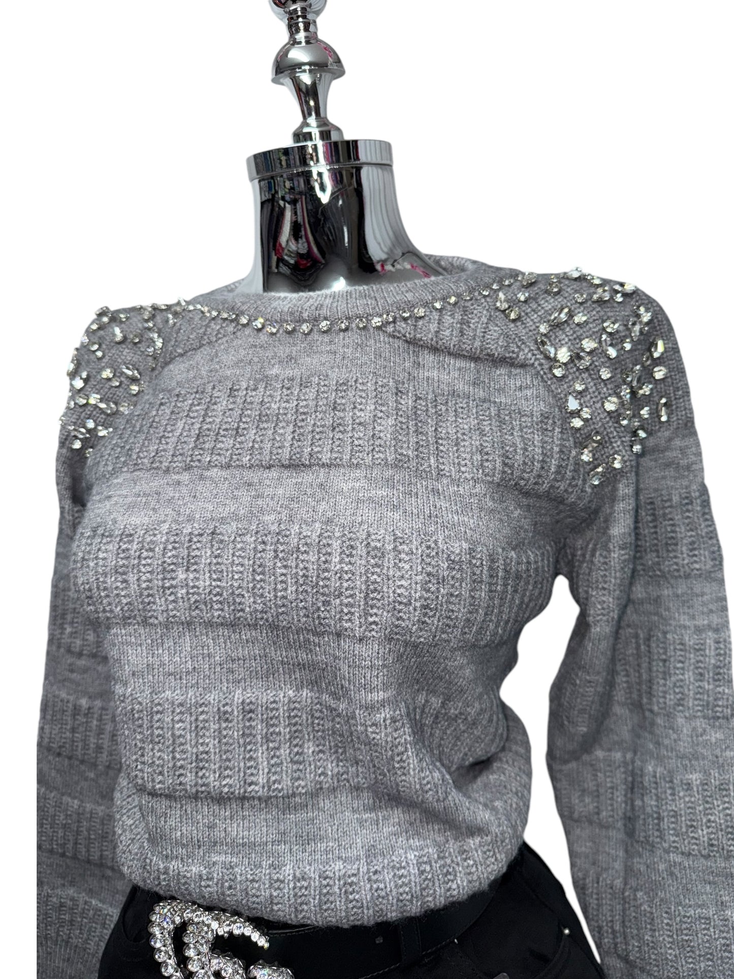 Bling Gray Sweater