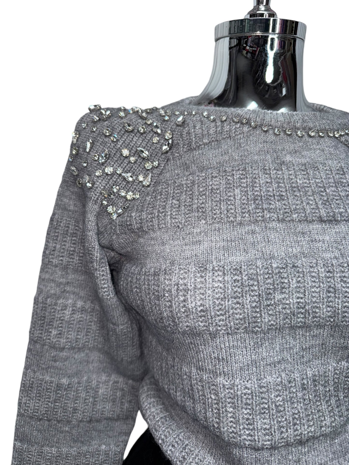 Bling Gray Sweater