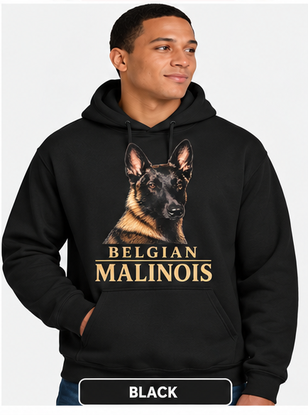 Portrait Hoodie Belgian Malinois