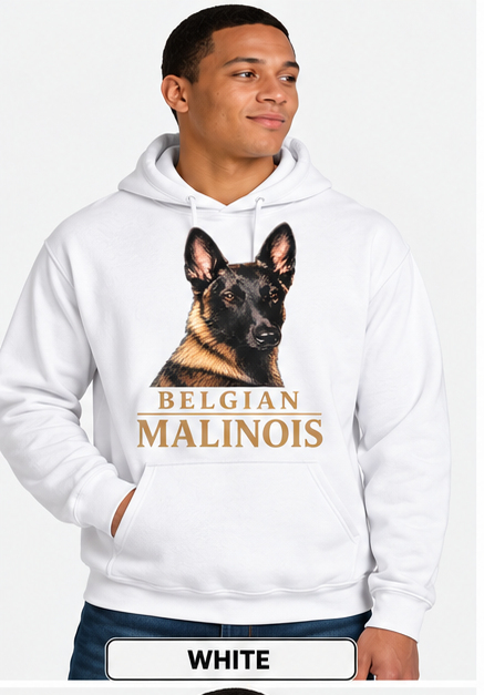 Portrait Hoodie Belgian Malinois