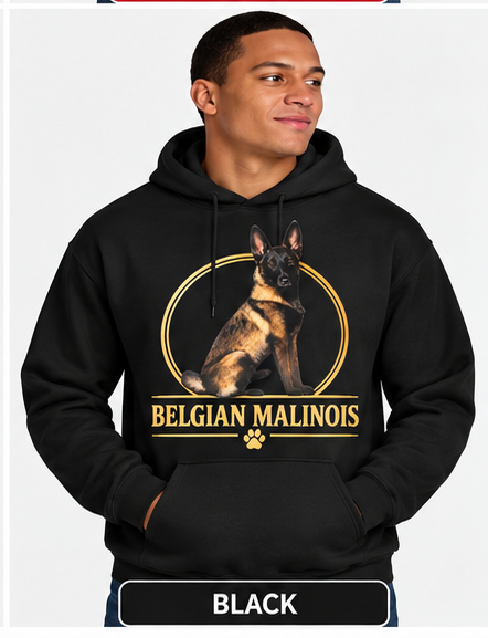 Circle Hoodie Belgian Malinois