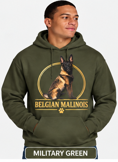 Circle Hoodie Belgian Malinois