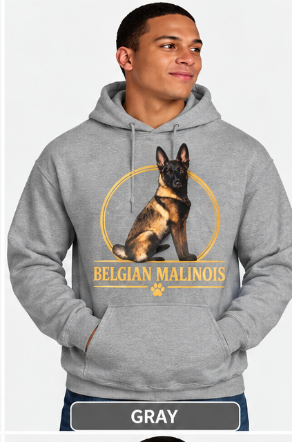 Circle Hoodie Belgian Malinois