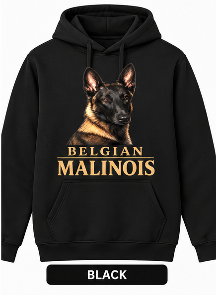 Portrait Hoodie Belgian Malinois