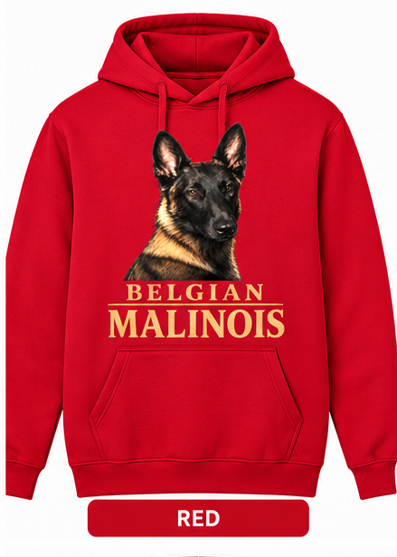 Portrait Hoodie Belgian Malinois