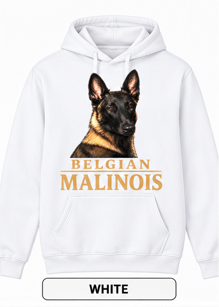 Portrait Hoodie Belgian Malinois