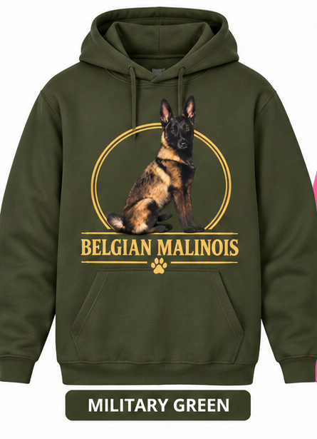 Circle Hoodie Belgian Malinois