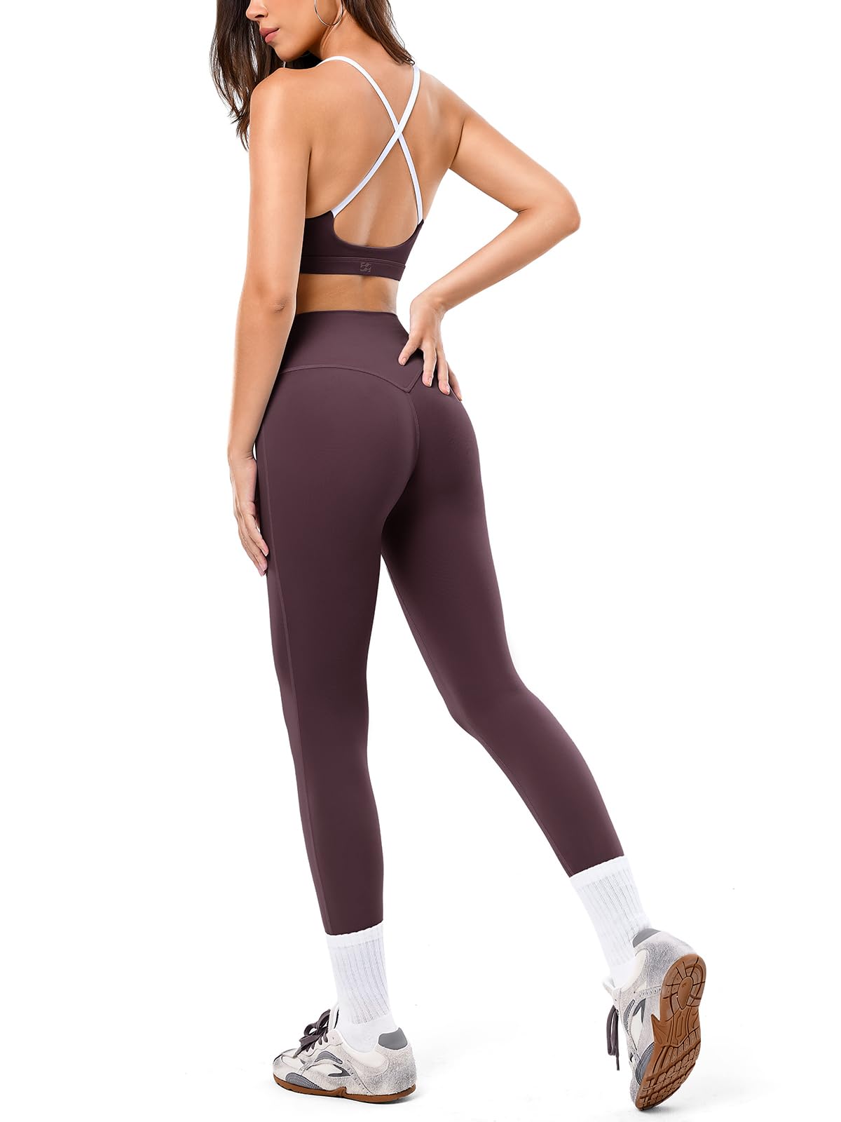 2 Piece Workout Set, Camisole tops & Seamless Leggings