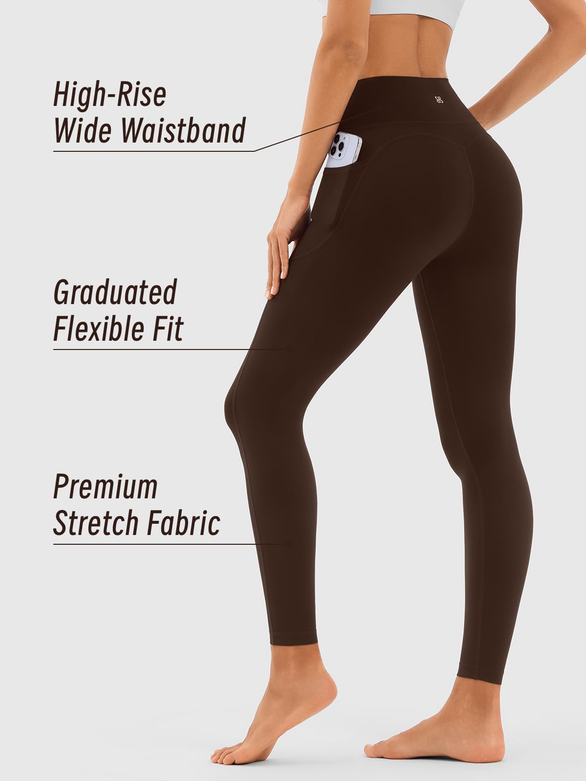 Tummy Control Yoga Leggings with Pockets