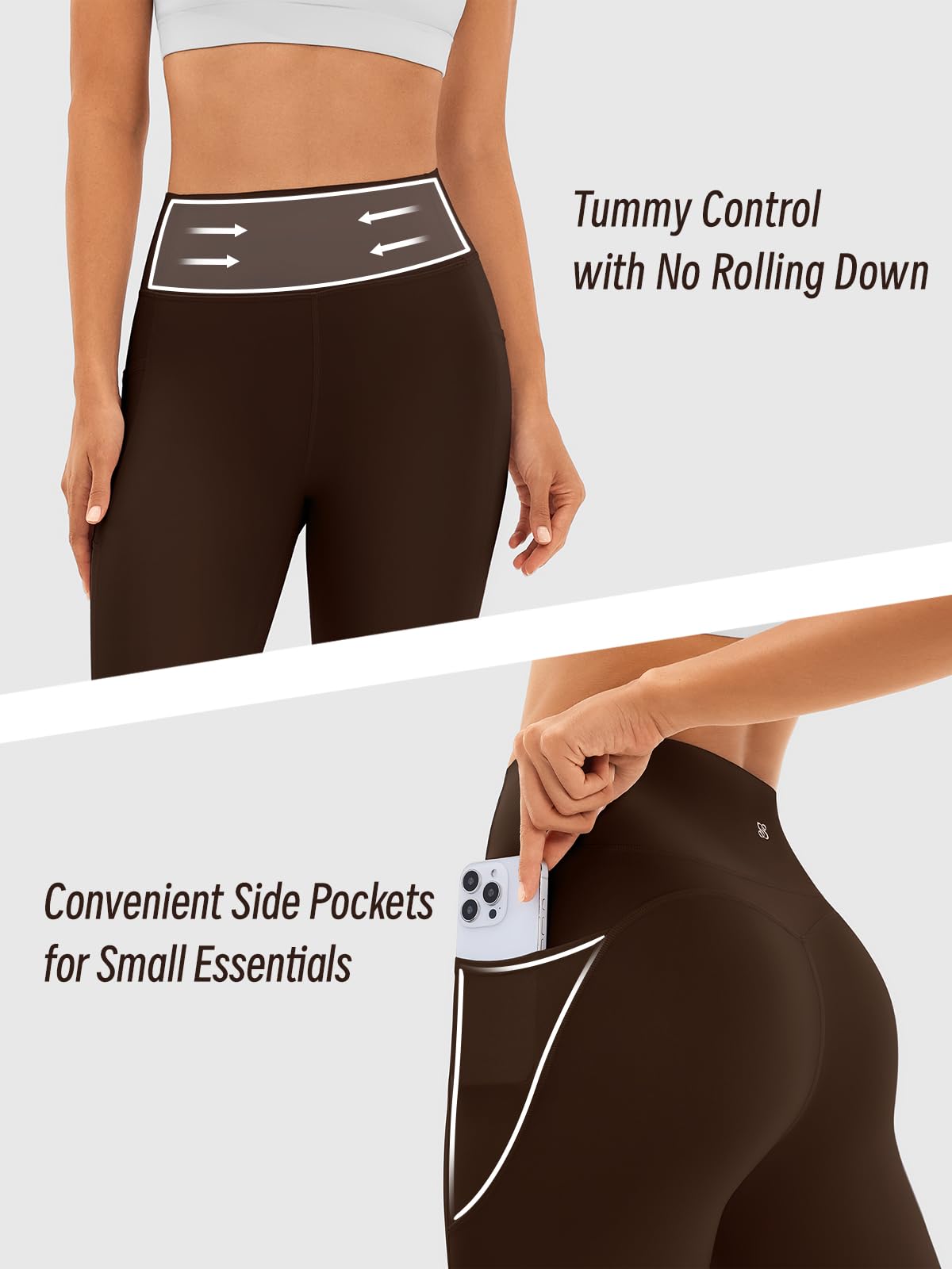 Tummy Control Yoga Leggings with Pockets