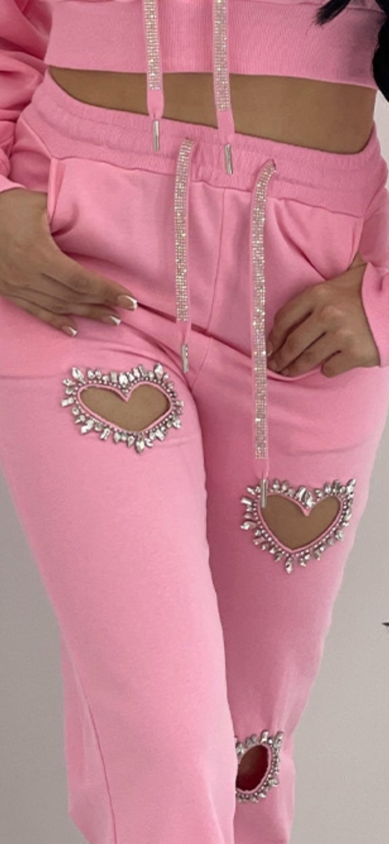 Heart Sweatpants Set