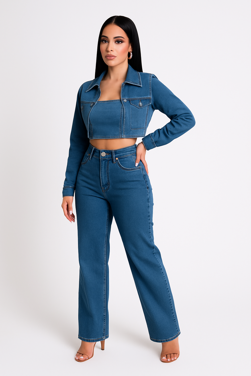 3 Piece Fashion Denim Set
