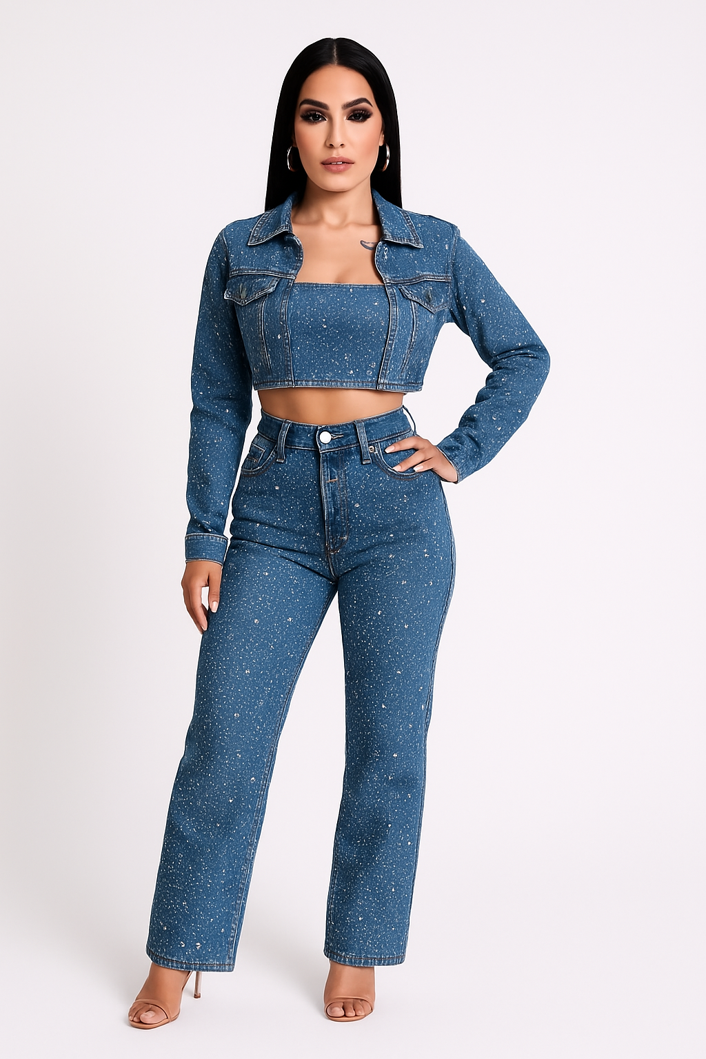 3 Piece Fashion Denim Set