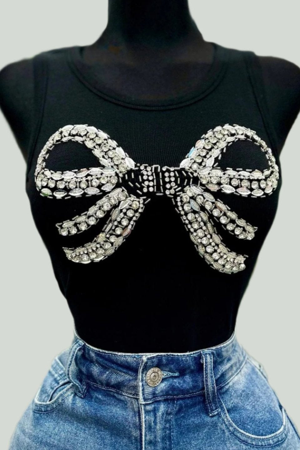 Bling Bling Bow Top