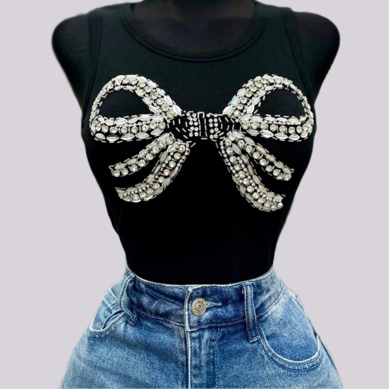 Bling Bling Bow Top