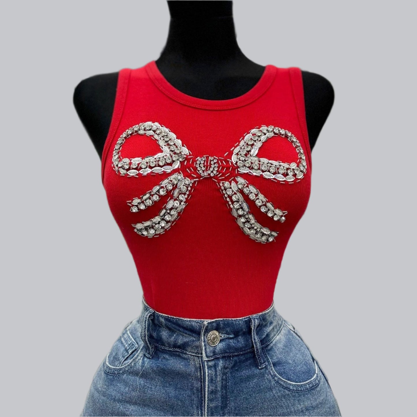 Bling Bling Bow Top