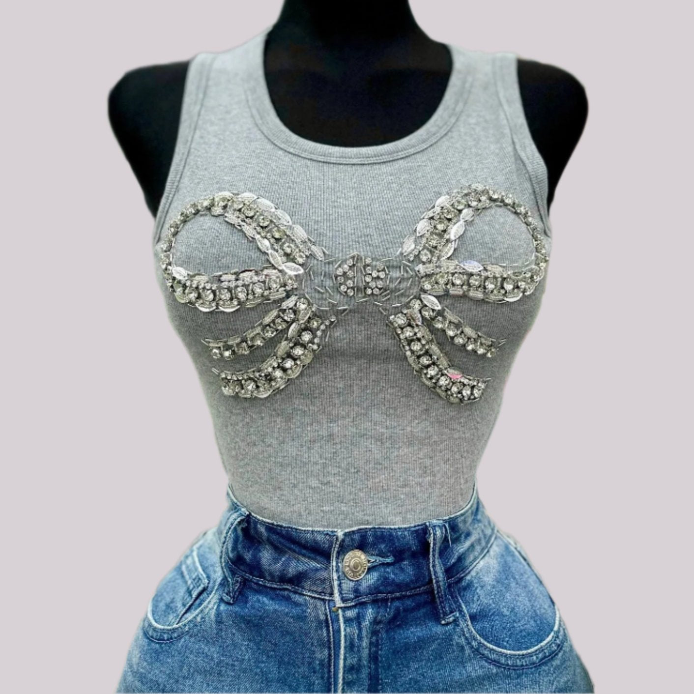 Bling Bling Bow Top