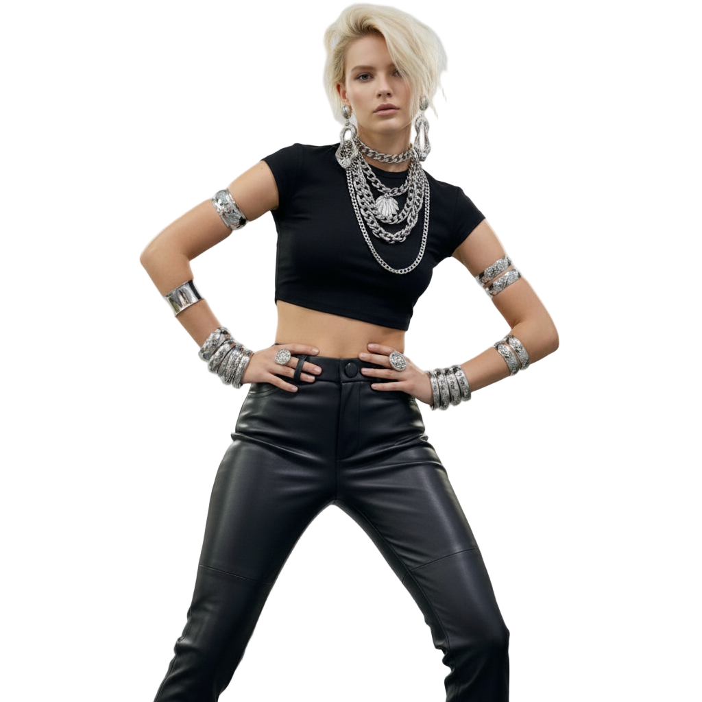 Ladies Leather Pants