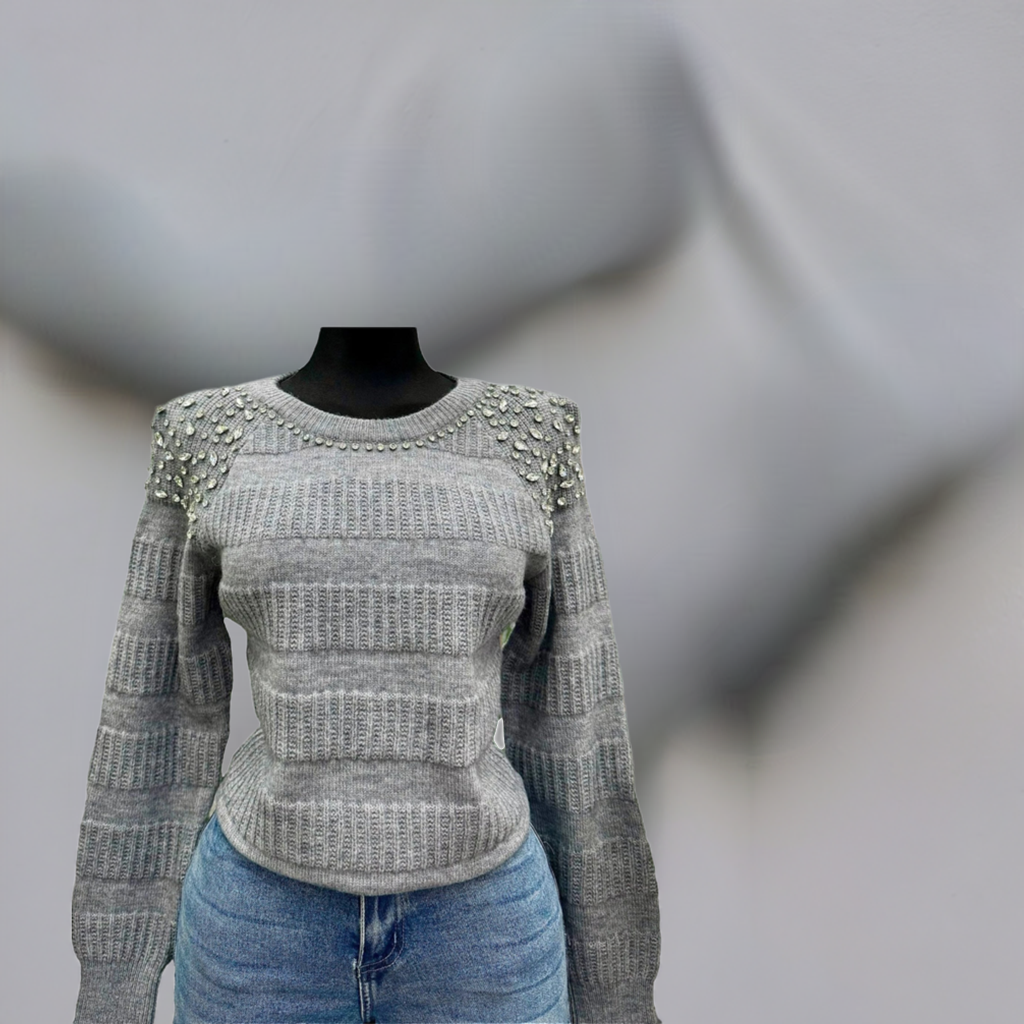 Bling Gray Sweater